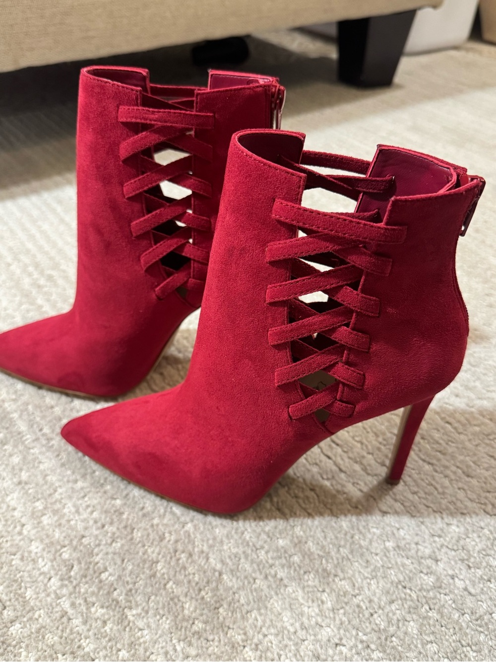 ALDO Pointed-Toe Stiletto Ankle Boots 7